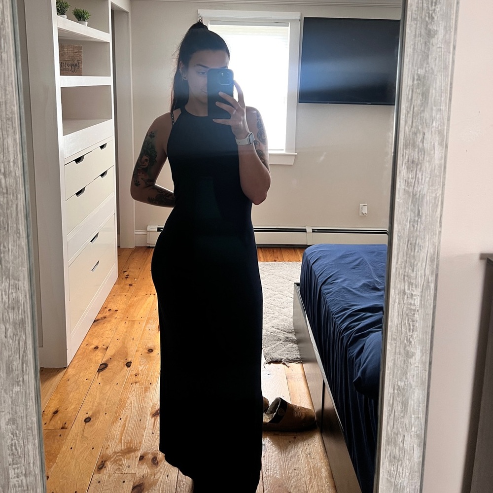 Navy Blue Maxi Dress